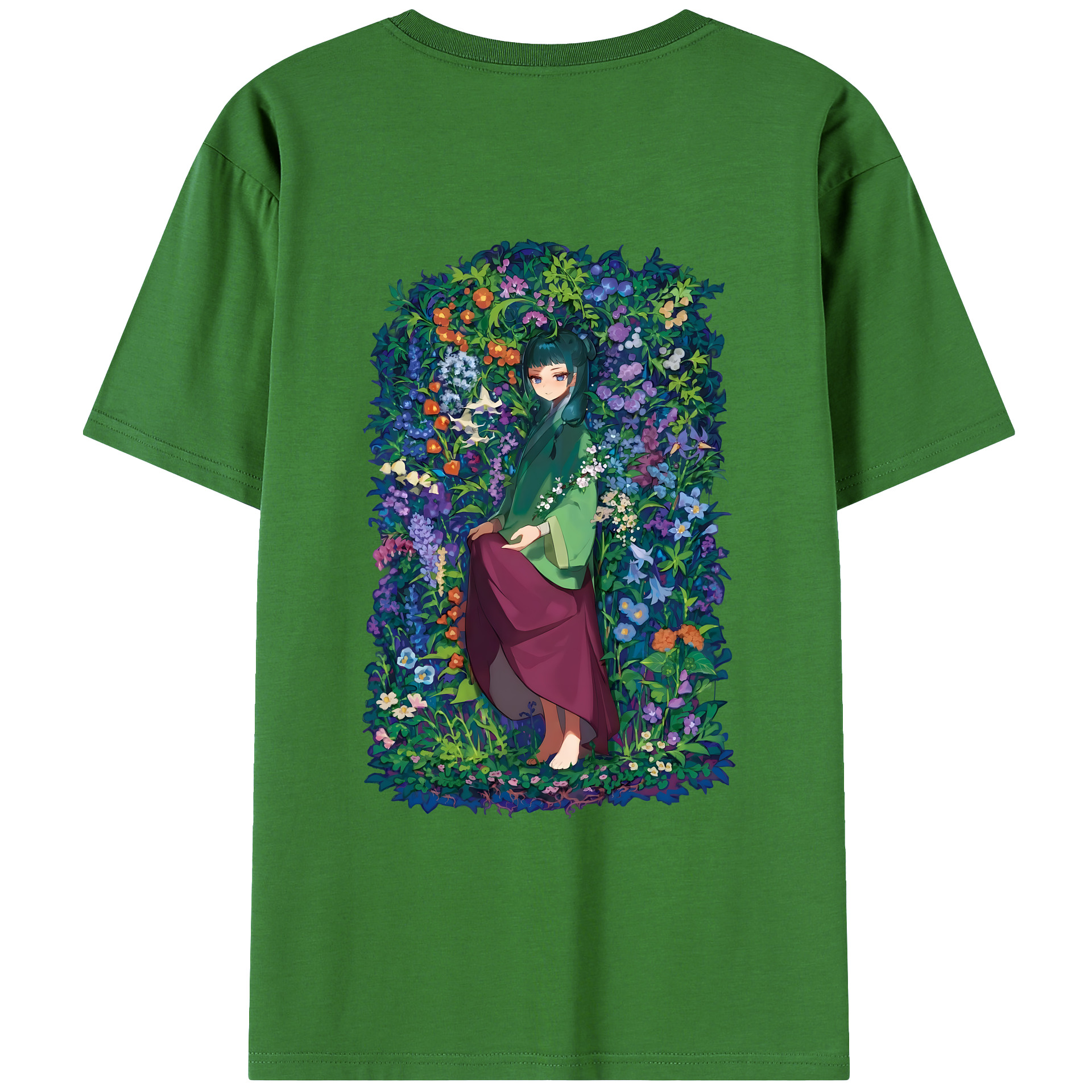 （画像用） 薬屋のひとりごと The Apothecary Diaries レディース半袖Tシャツ(バックプリント)